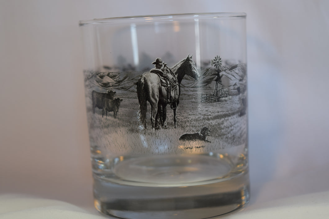 Cattle Country - Whiskey Glass